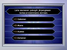 Who Wants To Be A Millionaire? (Version 1.2.7 FI) (Finnish) (Windows PC) - Fastest Finger (480p)