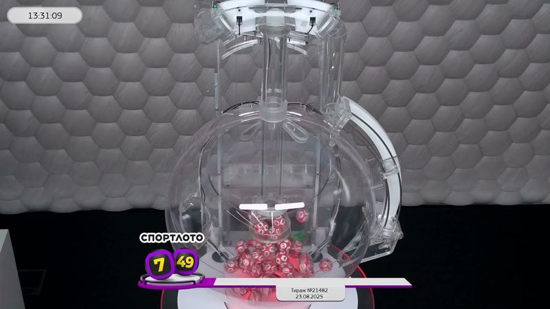 Столото представляет | Лотерея «Спортлото «7 из 49». Тираж №21482  от 23.08.2025 г.