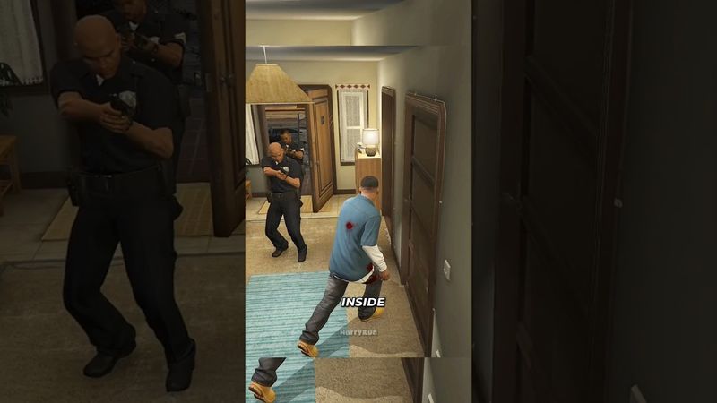 Can COPS enter SAFE HOUSES in GTA games?🤔 #gta