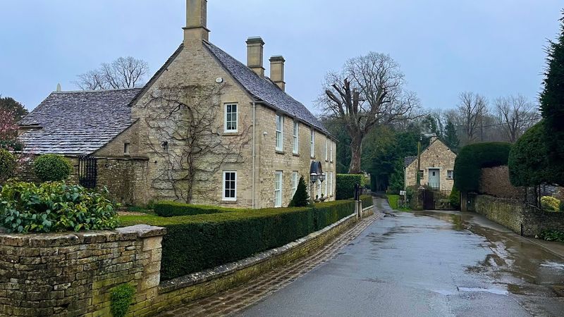 Lost in Time - ENGLAND's Timeless Village WALK - Rainy Day in Coln Rogers