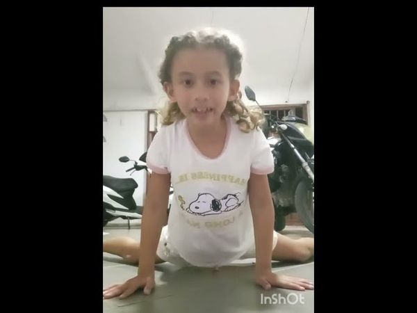 Eu vou mostrar oq eu sei fazer de ginástica sla