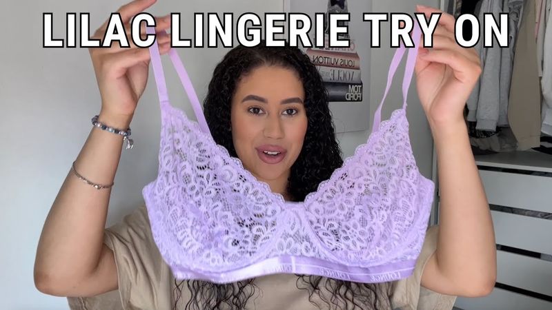 Lilac Underwear Try On