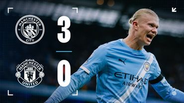 HIGHLIGHTS | Man City 3-0 Man United | Derby delight for City after Foden strike and Haaland double!