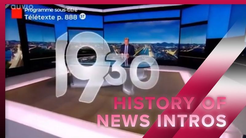 History of news intros on RTBF