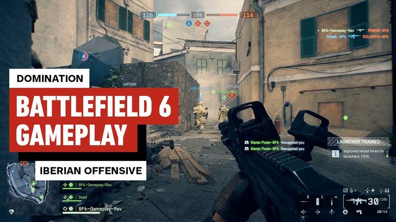 Battlefield 6 Multiplayer Gameplay: Domination on Iberian Offensive