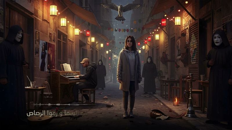 Almas X Gelba - ELHAZ  [ Official Lyrics Video ] | الماس وجلبة - الحظ