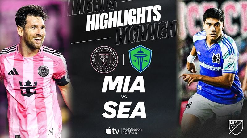 Inter Miami CF vs. Seattle Sounders FC | Full Match Highlights | Leagues Cup Final Rematch!
