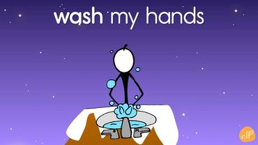 Learn Verbs #2 - Verb Chant - Action Verbs Phrases 2 - ELF Learning