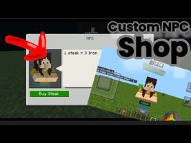 How To Make Custom NPC Shop | Minecraft