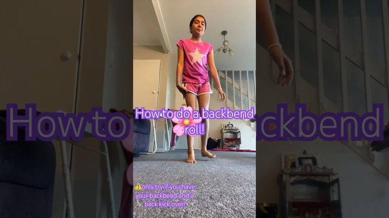 How to do a backbend roll! ONKY TRY IF YOU HAVE YOUR BACKBEND !