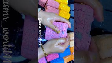 Sped Up #rainbowsoap #oddlysatisfying #soap #crushingtime #satisfying #justsoaps #relax #асмрsoap