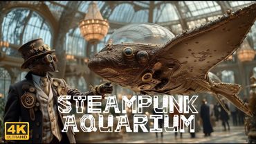 Love, Fashion + Robots:  Steampunk Aquarium, 19th Century Victorian Sci-Fi Art Video, AI Short Film