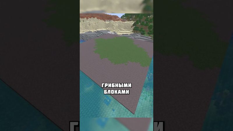 БЛОК ТРАВЫ ПРОТИВ МИЦЕЛИЯ В МАЙНКРАФТЕ #shorts