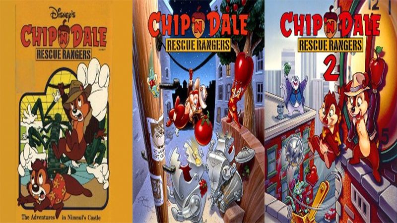 Evolution of Chip 'n Dale Rescue Rangers games