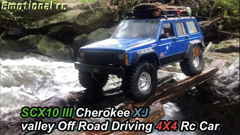 Axial SCX10 III JEEP Cherokee XJ Valley Off Road Driving 4X4 Rc Car
