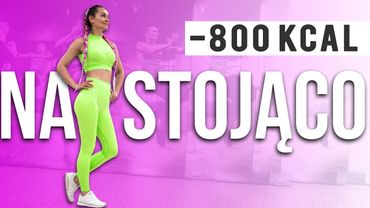 🔥TABATA NA STOJĄCO 🔥BEZ MATY / INTERVAL WORKOUT 45 MIN / STANDING EXERCISES ONLY