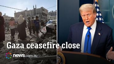 Trump says Gaza truce may be just days away