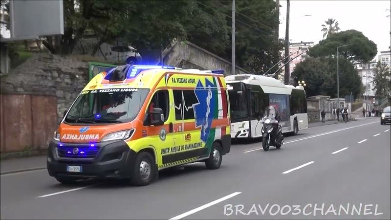 Pubblica Assistenza Vezzano Ligure (SP) in sirena