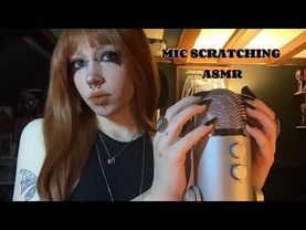 Mic Scratching With Long Nails ASMR | Mic Tapping, Rambling, Whispering
