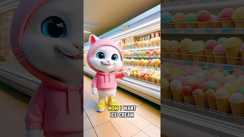 Mom, I wanna Ice cream and chocolate 😋 #funnyshorts