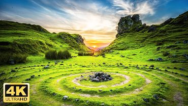10 Hours Fantastic Views of Nature 4K with Relaxation Music