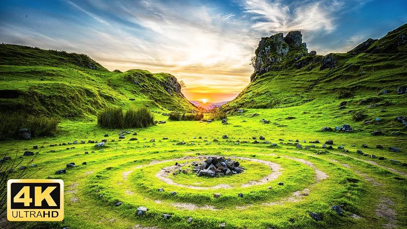 10 Hours Fantastic Views of Nature 4K with Relaxation Music