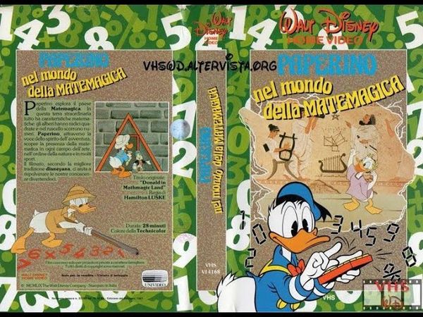 Paperino nel mondo della matemagica primo doppiaggio 1960