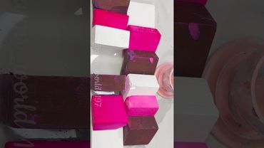 Soft Dyed Blocks #relax #rainbowsoap #oddlysatisfying #crunchycrumbles #satisfying #crushingtime