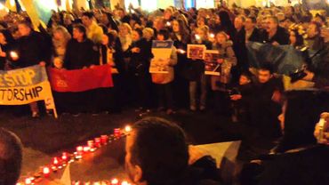 Путін підарас [Євромайдан Prague]