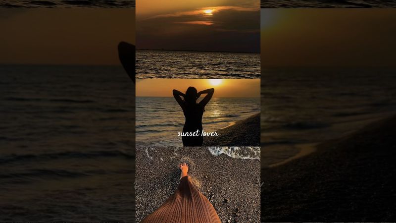 ЛУЧШИЕ ЗАКАТЫ В КРЫМУ 🥲 рассвет или закат? #крым #travel #отдыхвкрыму #море #summervibes