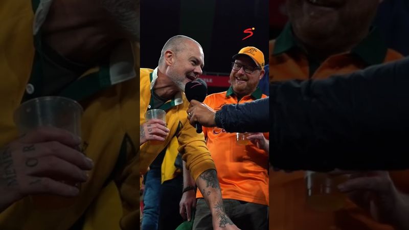 The #wallabies fans are taking their confidence straight from Ellis Park to Cape Town 🇦🇺⏩