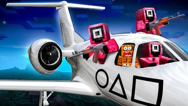 МЫ ПОПАЛИ В САМОЛЁТ НАДЗИРАТЕЛЕЙ И ЕДВА ВЫЖИЛИ В МАЙНКРАФТ!