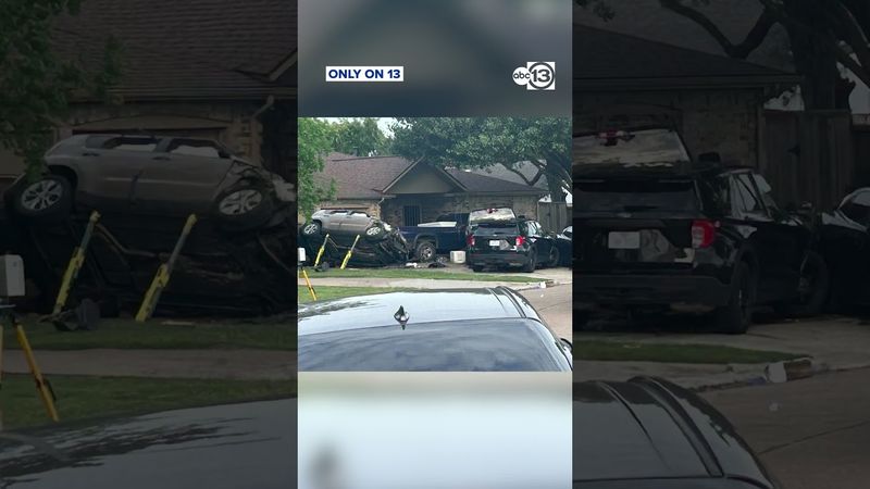 Dramatic end of high-speed pursuit caught on camera