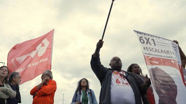 Brazilians protest six-day work week in Rio de Janeiro | AFP