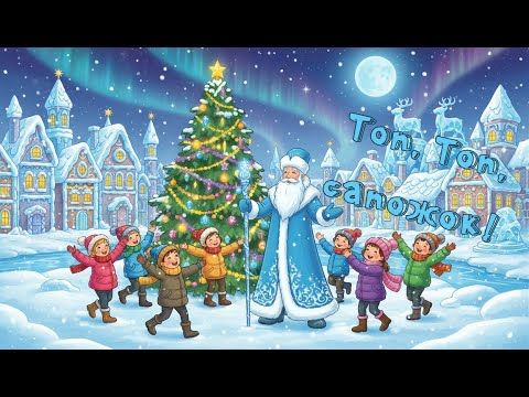 Топ топ сапожок | Новогодние песни | Песни детям | Про ёлочку | Караоке | Музыкальный руководитель