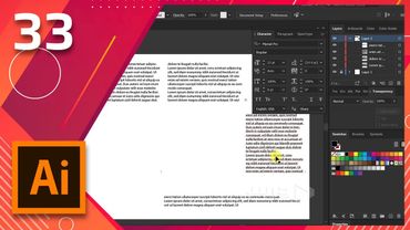 33- Adobe Illustrator CC 2020 – آموزش الستراتور  بخش سی و سوم – کار با تایپ قسمت دوم