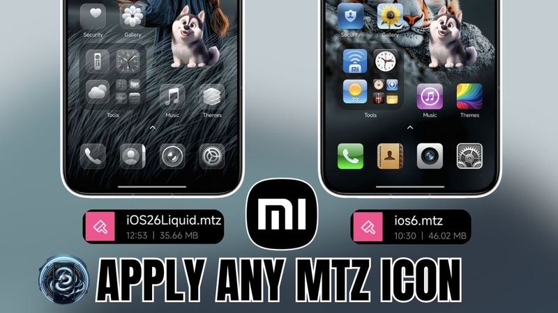 How to Permanently Apply Any Icons from an MTZ Theme on Xiaomi Without Root