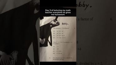 day 3 of torturing my math teacher everytime she gives me homework #art #horror #drawing #shorts