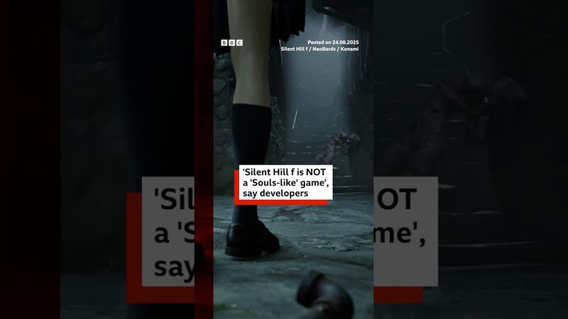 Silent Hill f is not a 'Souls-like' game, say devs. #SilentHill #Gamescom #BBCNews