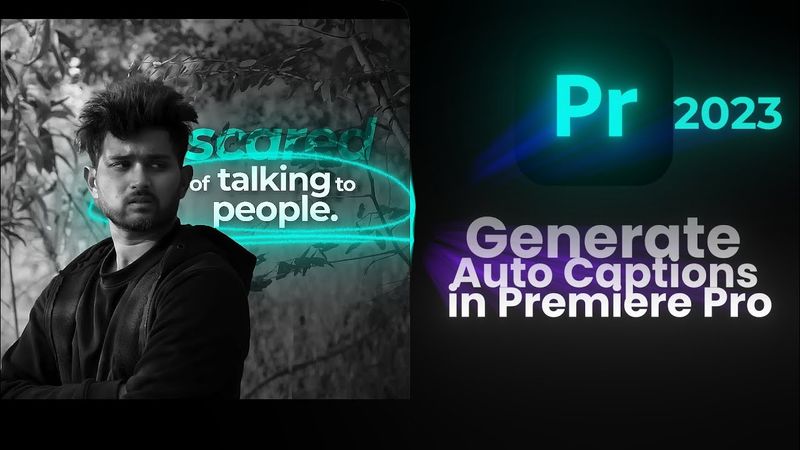 Create Auto Captions In 2 Minutes in Premiere Pro
