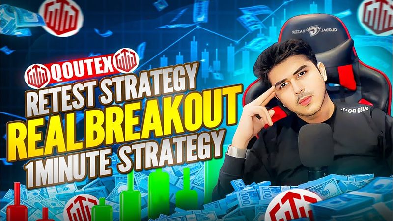 BREAKOUT RETEST STRETEGY🐊1 MINUTE | CLASS 5 | QUOTEX MASTER LEVEL COURSE