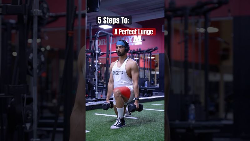 5 Steps to a Perfect Lunge ⚠️ #lunges