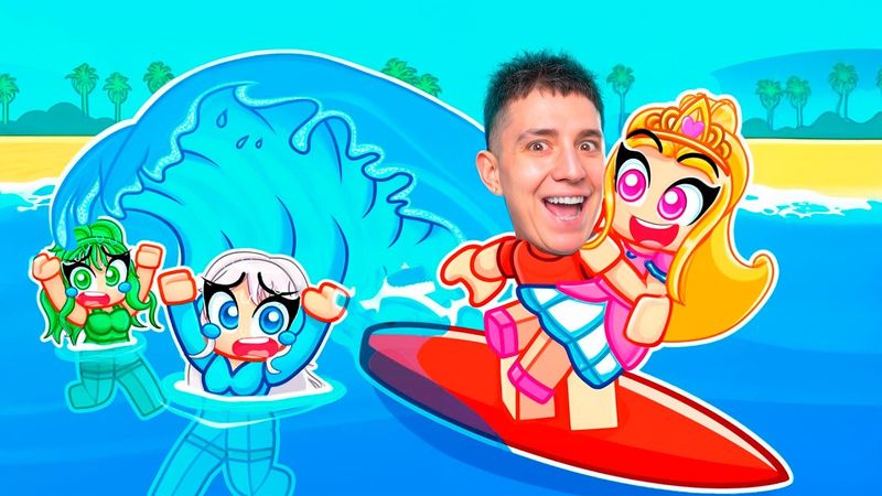 Я СПАС ПРИНЦЕССУ! 24 ЧАСА НА СЁРФИНГЕ! ЭКСТРЕМАЛЬНЫЙ ЧЕЛЛЕНДЖ