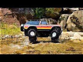 Traxxas TRX4 Frod Bronco Trail Slowmotion