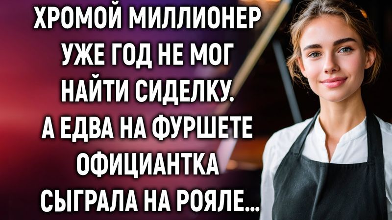 Хромой миллионер уже год не мог найти сиделку. А едва на фуршете официантка сыграла на рояле…