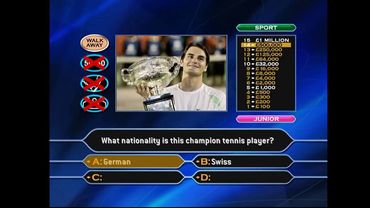 Who Wants To Be A Millionaire? (UK) - DVD Game - 4th Edition [4 Players - Junior - Sport]