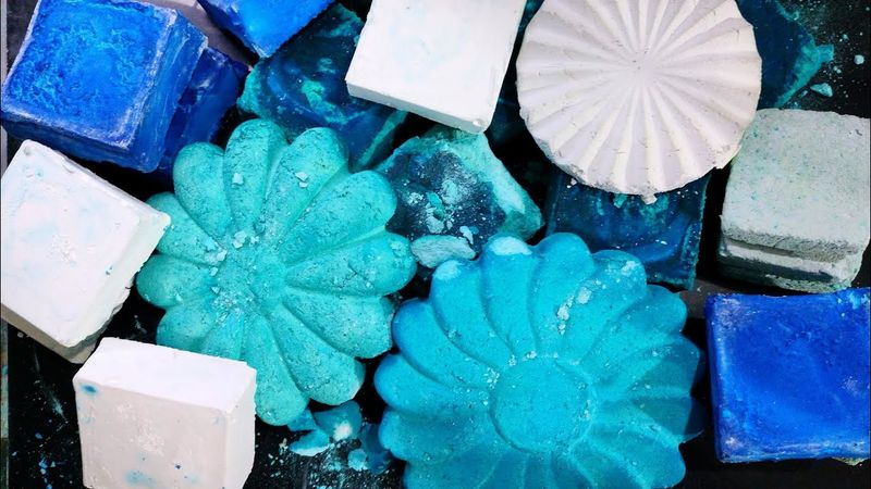 Melting blue crush with two different textures ll