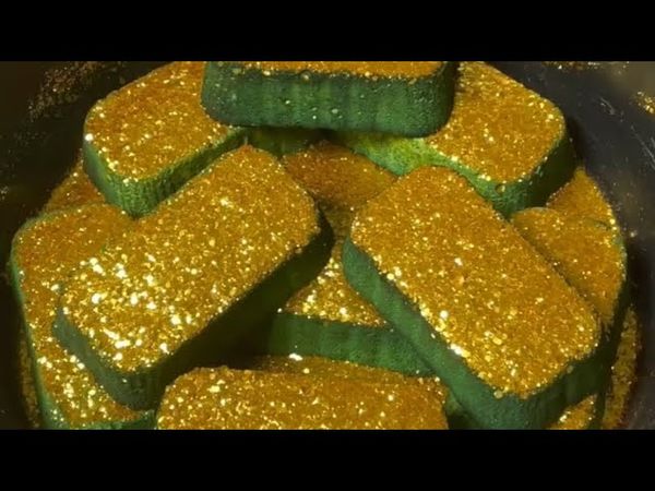 Green BSN Loaves with Rich Gold Glitter