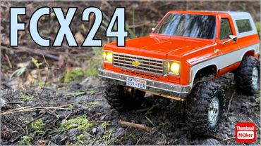 FMS FCX24 Blazer Trail and rock crawl