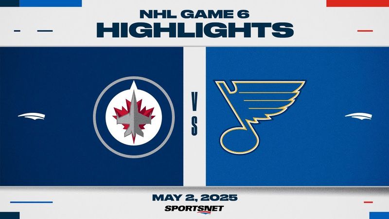 NHL Game 6 Highlights | Jets vs. Blues - May 2, 2025